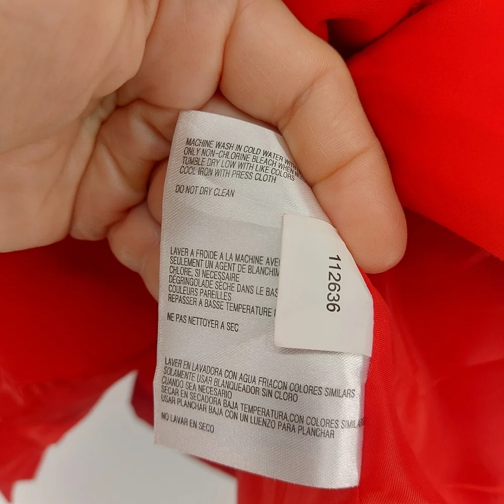 Michael Michael Kors Red Trench Size XS - Picture 7 of 11